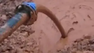 Red Mud Pumping 50-70% Solids - Raw Footage - High Viscosity Mud Transport