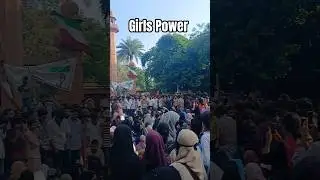 Girls Power Aligarh Muslim University protest 🪧 #aligarhmuslimuniversity