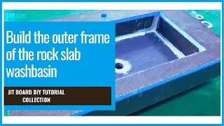 DIY washstand Frame Installation Guide with Tile Backer Board | JIT Board Step-by-Step Tutorial