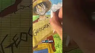 Page de garde g&eacute;ographie #dessinmanga #art #mangadraw #draw #rentr&eacute;escolaire