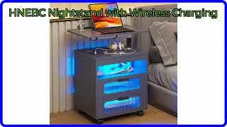 REVIEW (2025): HNEBC Nightstand with Wireless Charging. ESSENTIAL details.