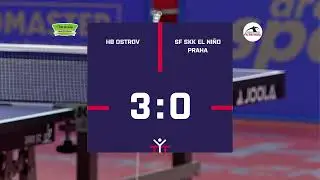 Extraliga stolního tenisu 2021/22 - HB Ostrov H. Brod x SF SKK El Niňo Praha