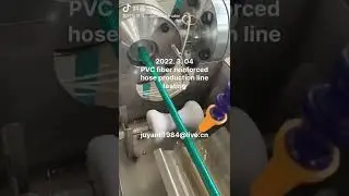 PVC fiber reinforced hose production line testing