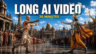 Create 30 Minute Long AI Videos for FREE Like @sarvatrahindutva | Full Workflow