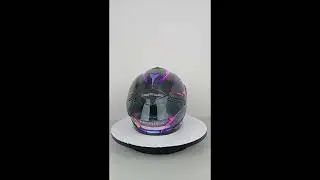 Capacete Norisk Carbon R Spot Roxo