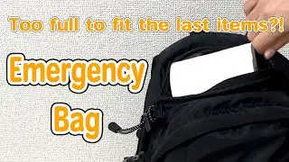 【Emergency bag】Too full to fit the last items?! Use THIS to create more space! ✨ #shorts