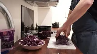Christmas red cabbage / r&oslash;dk&aring;l