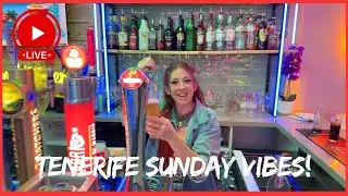 🔴LIVE: Tenerife- Los Cristianos to Las Americas NIGHT TIME walk 🤩