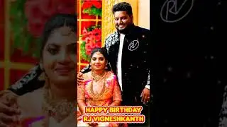 RJ VigneshKanth #rjvigneshkanth Birthday #shorts @therindhukollvomtk6505