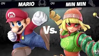 Super Smash Bros. Ultimate - Battle #3172 Mario VS Min Min