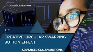 Creative circular swapping button effect | Creative CSS Animations