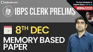 IBPS Clerk 2018 | Memory Based English Paper for IBPS Clerk Prelims | Solve with Nitin Sir