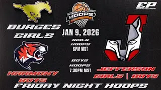 LIVE EPSN Friday Night Hoops 🏀⛹️&zwj;♀️Varsity GirlsBURGES MUSTANGS VS JEFFERSON SILVER FOXES