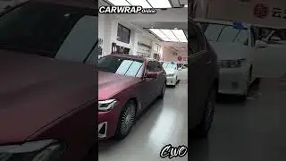 Matte Romantic Red Vinyl Car Wrap from Carwraponline #wrapping #dreamcar #wrapped