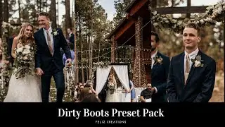 Edit Like Dirty Boots & Messy hair | Wedding Free Preset Pack😱