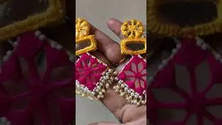 Mirror work jewellery.    Subscribe for more