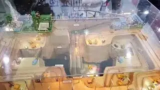 open coal mining model or prototype