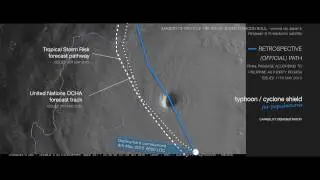 Super Typhoon Noul, (Filipino name: Dodong) 9 - 10 May 2015 (partial clip)