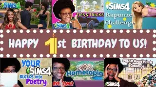 A SIMS 4 BUILD VIDEO 💕 Happy birthday to us! naoetry has come a long way in 1 year, thanks to YOU! 💕