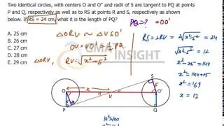 Circles 33 Direct and transverse tangent Geometry GC
