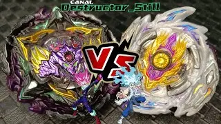 Lucifer The End Kou Drift VS Rage Longinus Destroy' 3A - Beyblade Burst Sparking