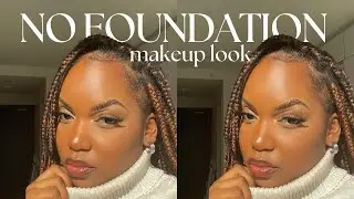 NO FOUNDATION makeup routine | easy flawless makeup routine 2021 | ASHLEICA
