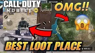 COD MOBILE BEST PLACE TO FIND LOOT || BEST LOOT PLACE IN COD BATLLE ROYALE || CALL OF DUTY MOBILE