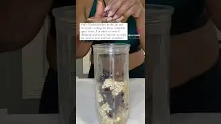 High protein creamy cherry oats smoothie #recipe #healthy