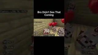 Bro came out of nowhere 😭 #fails #minecraft #funnymoments #gaming #memes #funny #games #mc