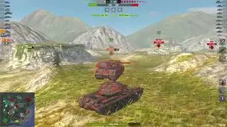 World of tanks. Blitz #9. Teamwork. #wotblitz #gaming #wot