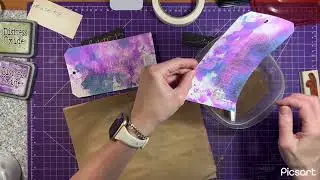 MIXED MEDIA DAY EMBOSSING POWDER #thesimplecrafter #mixedmedia 