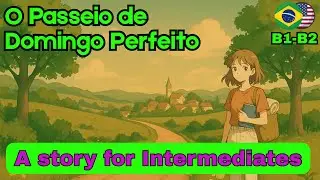 Learn Brazilian Portuguese FAST 🇧🇷 Short Story for Intermediates (B1-B2) includes subtitles | #2