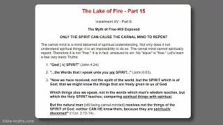 Only the Spirit can Cause the Carnal Mind to Repent - L Ray Smith