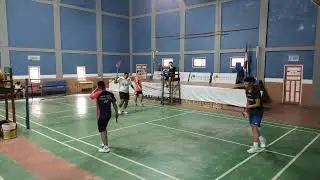 Laga Panas !!! Skor mencapai 30 rally poin. Harry/Setiawan VS Khalil/Mitro
