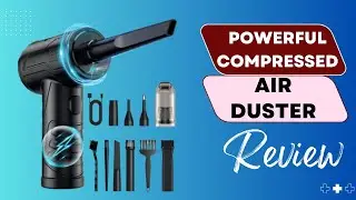 Powerful Compressed Air Duster for Deep Cleaning-Replace Compressed Air Keyboard Cleaner Review