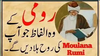 Moulana Rumi ke wo alfaaz jo aap ke rooh hila dee ge||Moulana Rumi ke Qoutes#trending #quotes #video