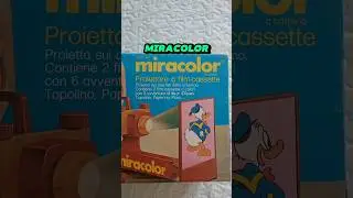 MIRACOLOR 📽️✨ #disney #paperino #topolino #toys #vintage #proiettore #waltdisney