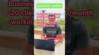 My simple $10k/mo side hustle = selling software solutions to small local businesses #sidehustle