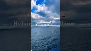 Helsinki to Tallinn Ferry | On the Roof of the Cruise + Baltic Sea Views #finlandtourism
