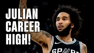 Julian Champagnie's CAREER-HIGH 30 points vs Kings | 12.6.24