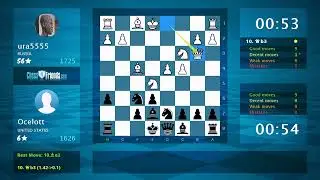 Chess Game Analysis: ura5555 - Ocelott, 0-1 (By ChessFriends.com)
