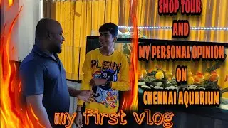 shop tour and my personal opinion on Chennai aquarium 🤔