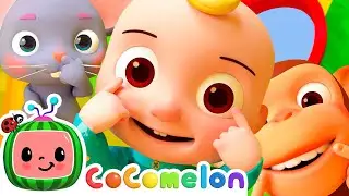 Nose Eyes and Mouth Song | CoComelon Animal Time - Learning with Animals