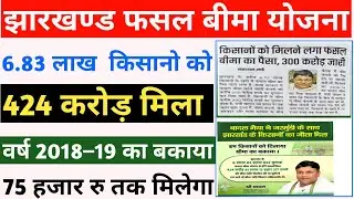 Fasal Bima Yojana in jharkhand | फसल बीमा का पैसा मिलना शुरू | jharkhand fasal Bima 2018