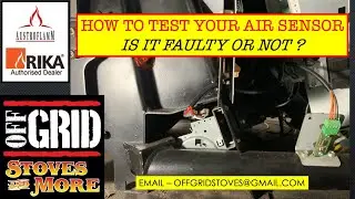 AUSTROFLAMM RIKA AIR SENSOR TESTING- 2 QUICK AND EASY METHODS