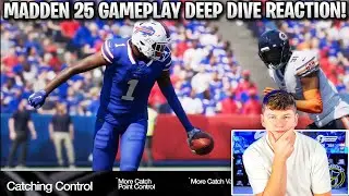 MADDEN 25 GAMEPLAY DEEP DIVE TRAILER REACTION! NEW SPECTACULAR CATCH, TACKLING SYSTEM, AND MORE!