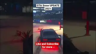 GTA snow update ❄️ #shorts