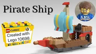 Building a Pirate Ship using Lego classic 10698 - DIY instruction - 10698 Lego classic ideas