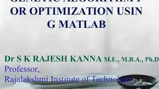 Genetic Algorithm using Matlab