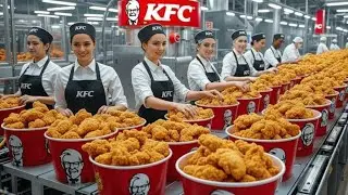 Inside the KFC Mega Factory The Industrial Secrets of the Original Recipe Chicken | cyberfactory360